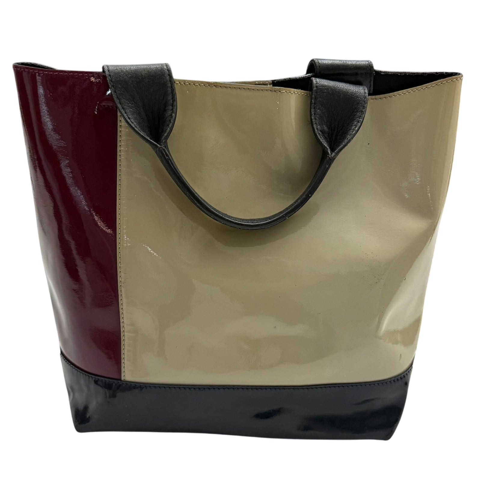 Marni 2011 Colour-Block Patent Leather Bag