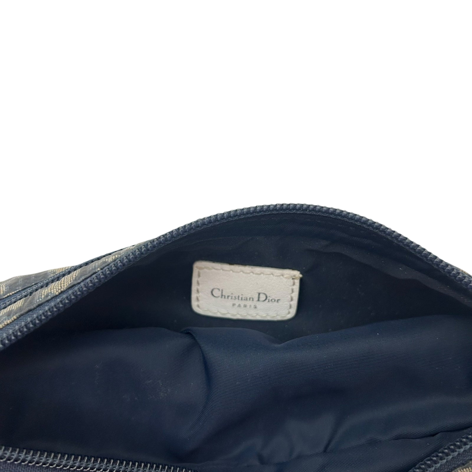 Christian Dior Trotter Canvas Waist bag Nylon Blue/White