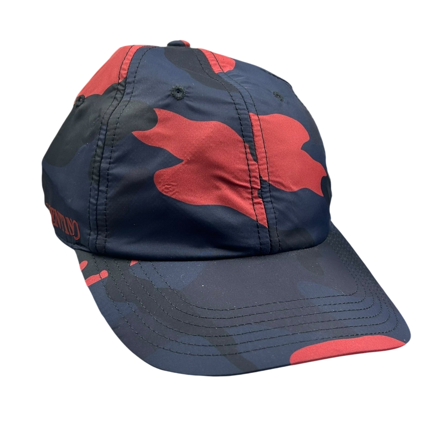 Valentino Garavani Camouflage-Print Shell Baseball Cap