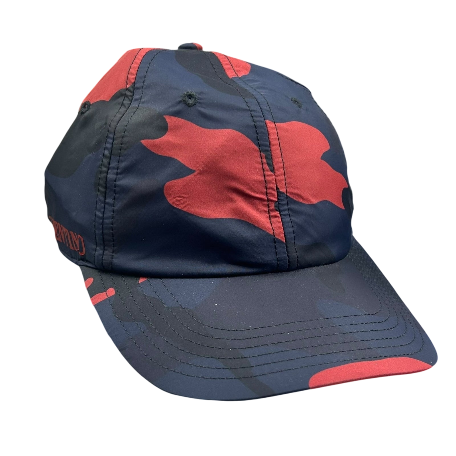 Valentino Garavani Camouflage-Print Shell Baseball Cap