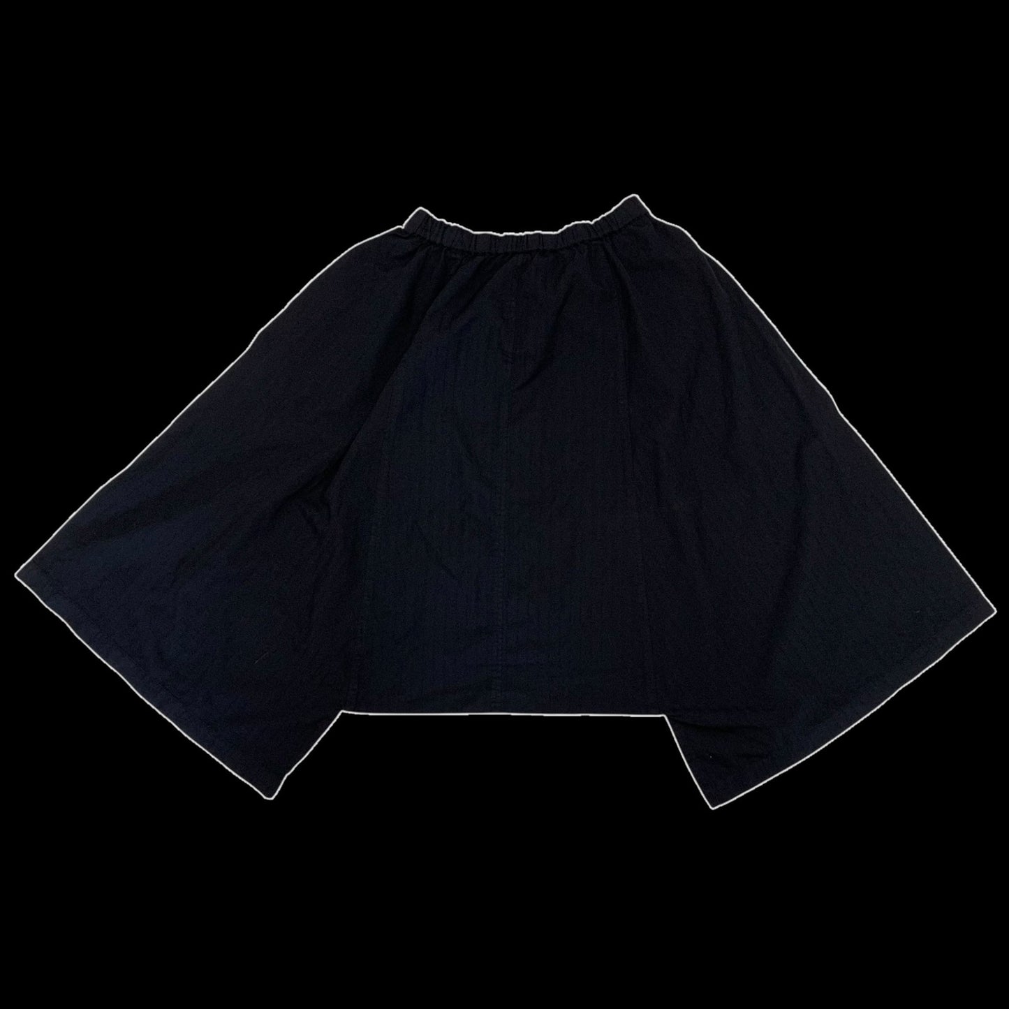 Comme des Garçons Drop Crotch Wide 3/4 Pants Black (Size L)
