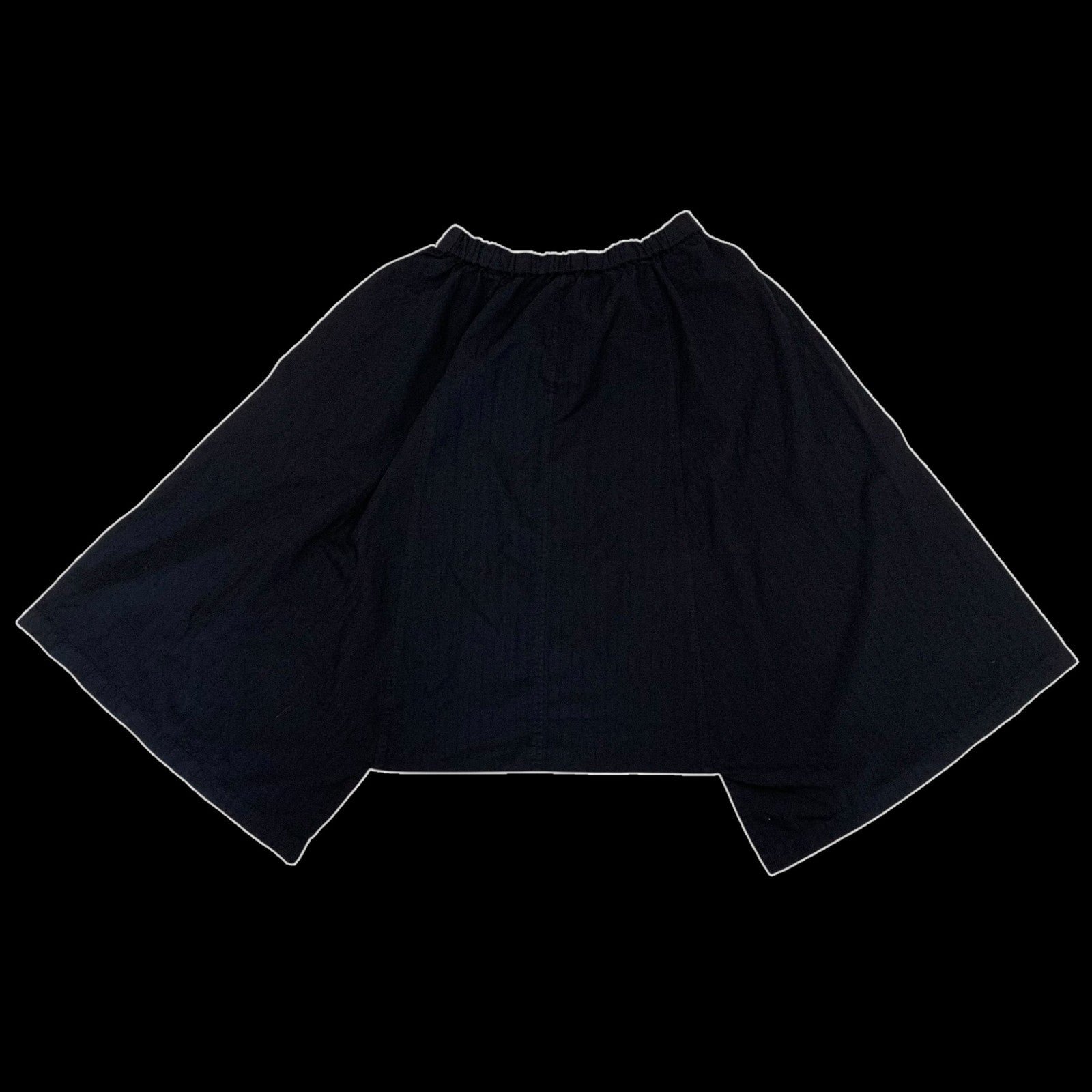 Comme des Garçons Drop Crotch Wide 3/4 Pants Black (Size L)