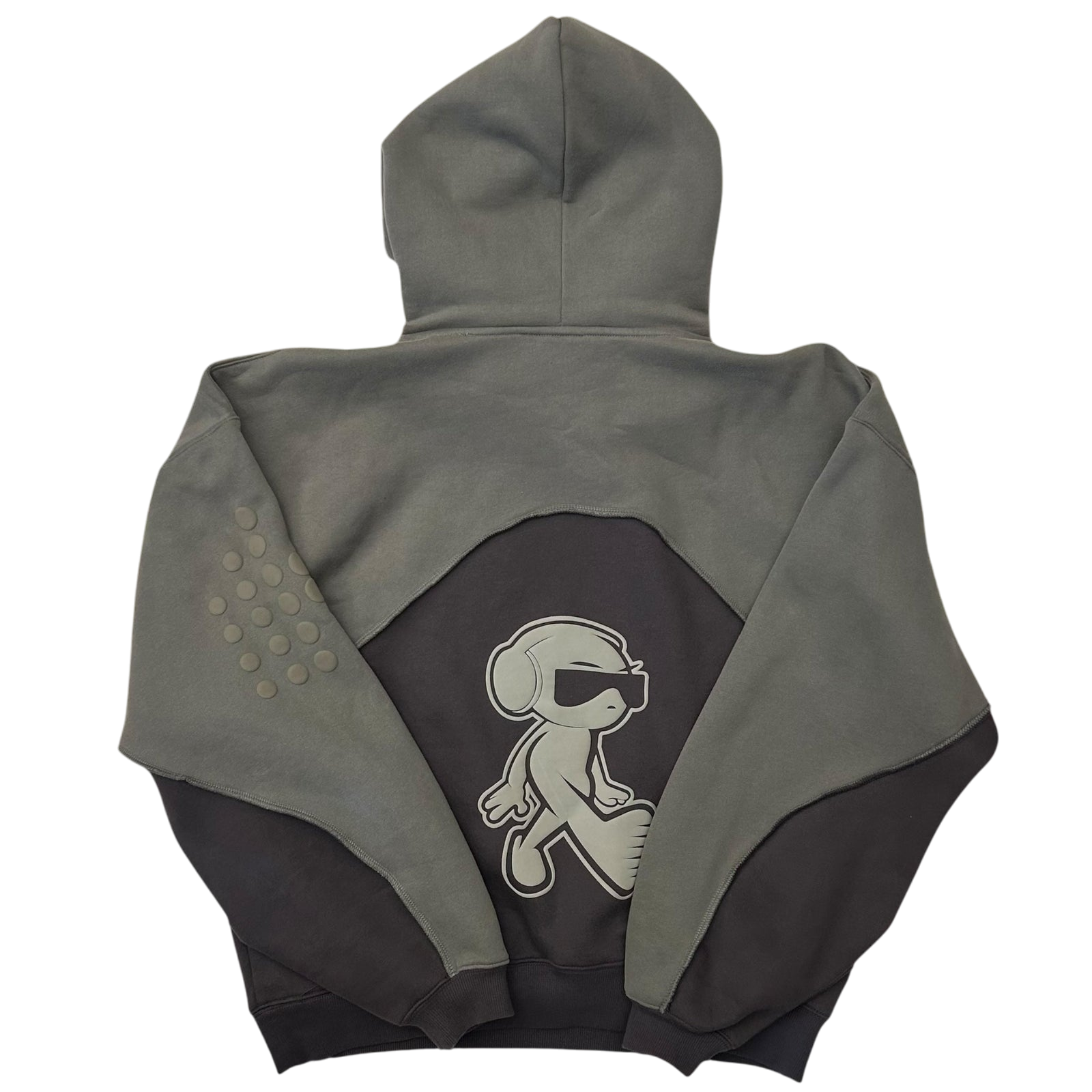 Huni Design Hoodie By Mona Thomas Black/Grey (Size L)