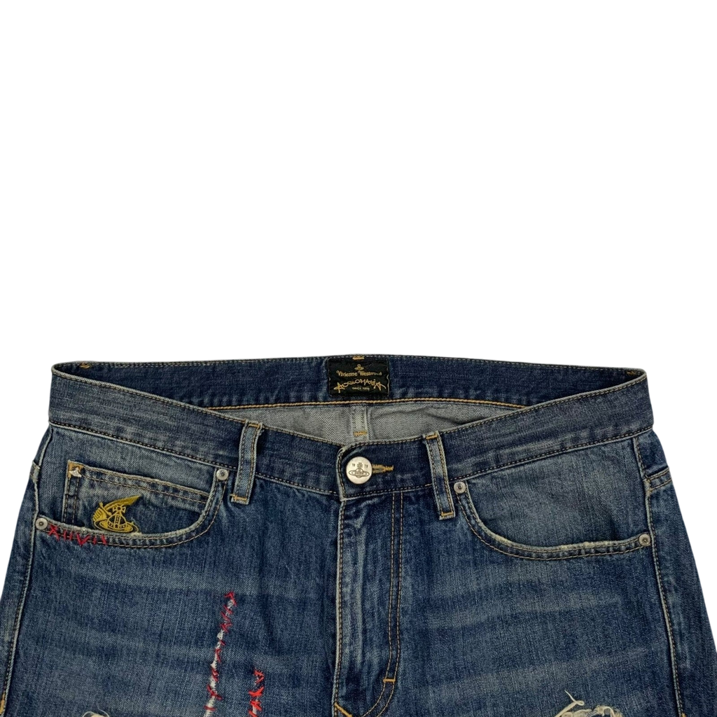 Vivienne Westwood Anglomania Distressed Jeans (Fits 34")