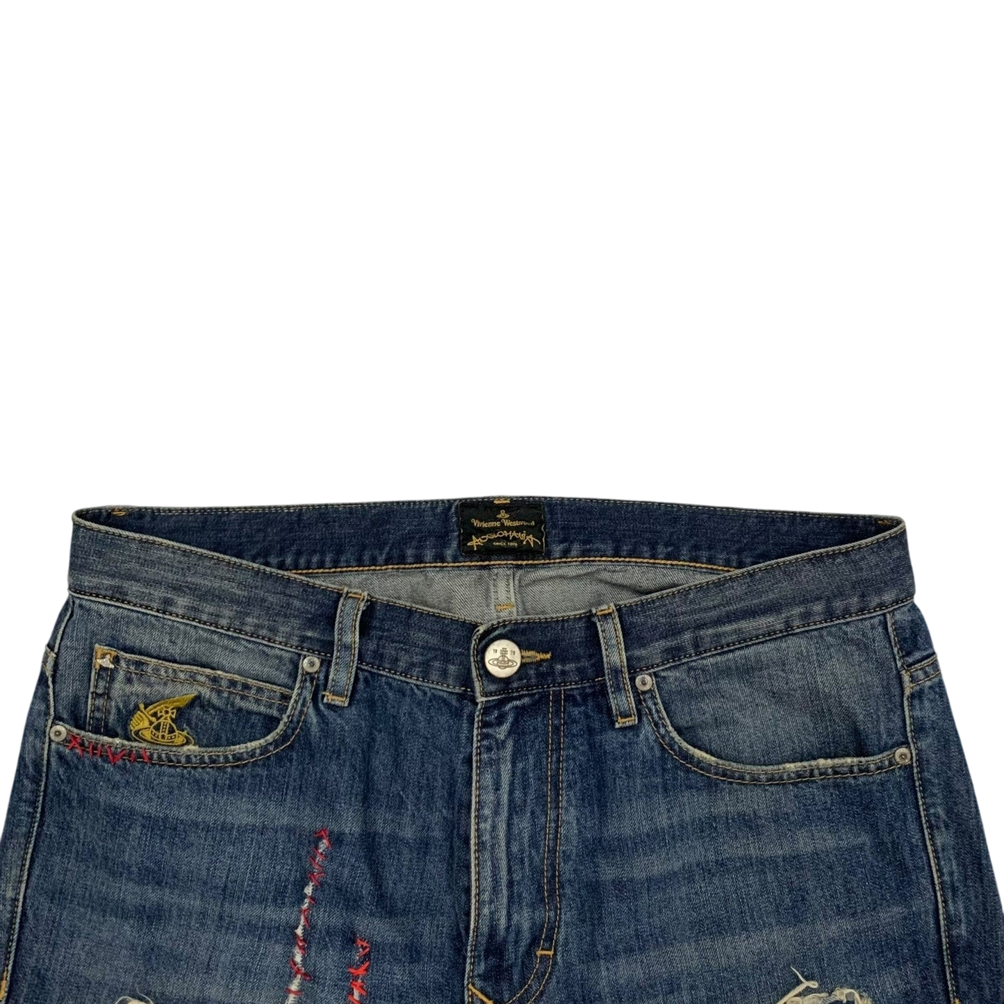Vivienne Westwood Anglomania Distressed Jeans (Fits 34")