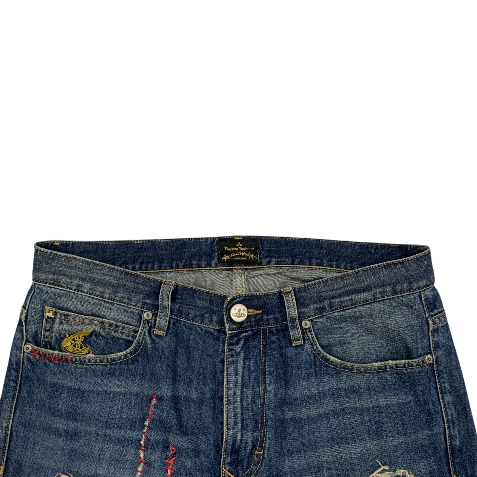 Vivienne Westwood Anglomania Distressed Jeans (Fits 34")