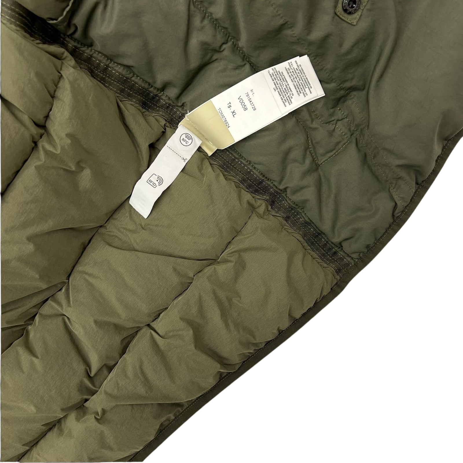 Stone Island Seamless Tunnel Nylon Down-TC Jacket Green (Fits L/XL)