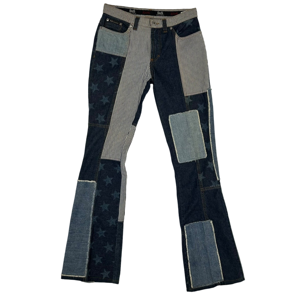 Dolce & Gabanna 2000s Patchwork Women’s Jeans (Size 27”)