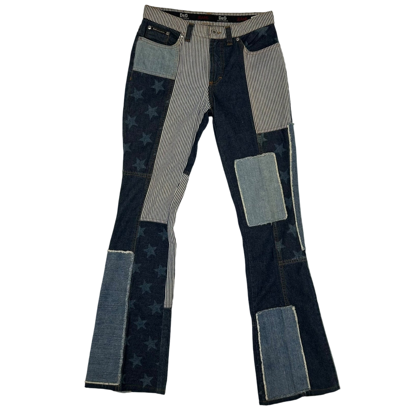 Dolce & Gabanna 2000s Patchwork Women’s Jeans (Size 27”)