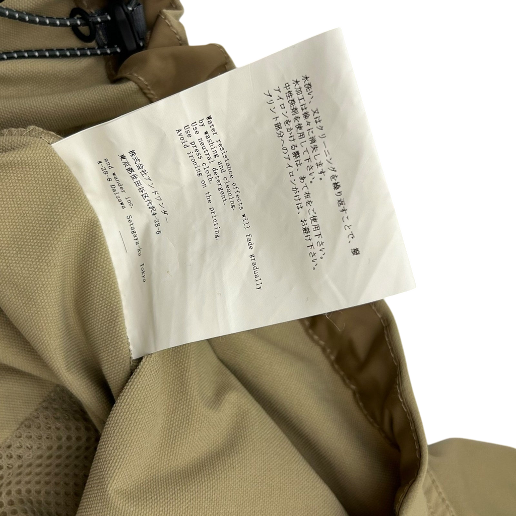 And Wander Trek 2 Jacket Beige(Fits M/L)