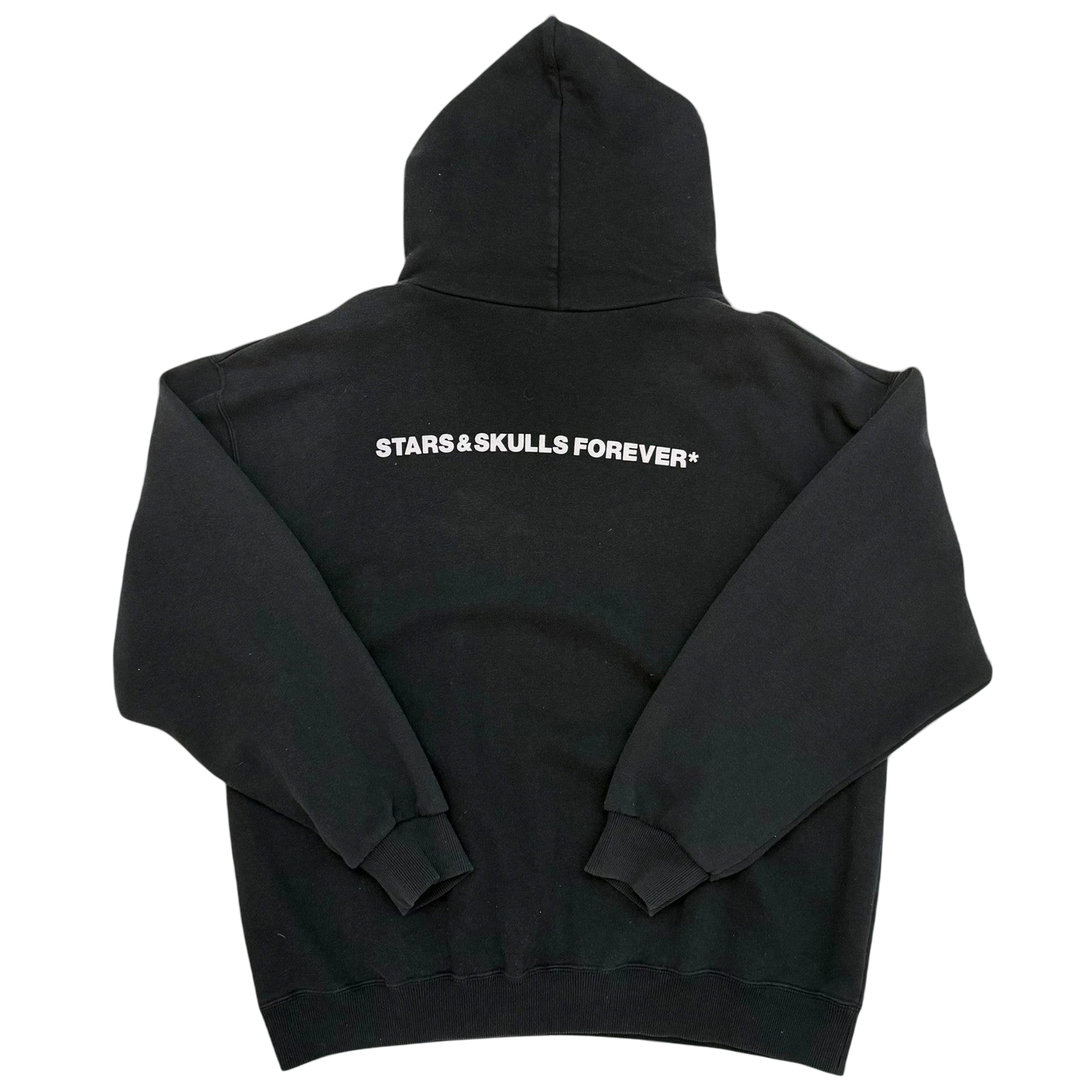 Stussy Vintage 2002 ‘Stars and Skulls Forever’ Hoodie Black (Size XL)