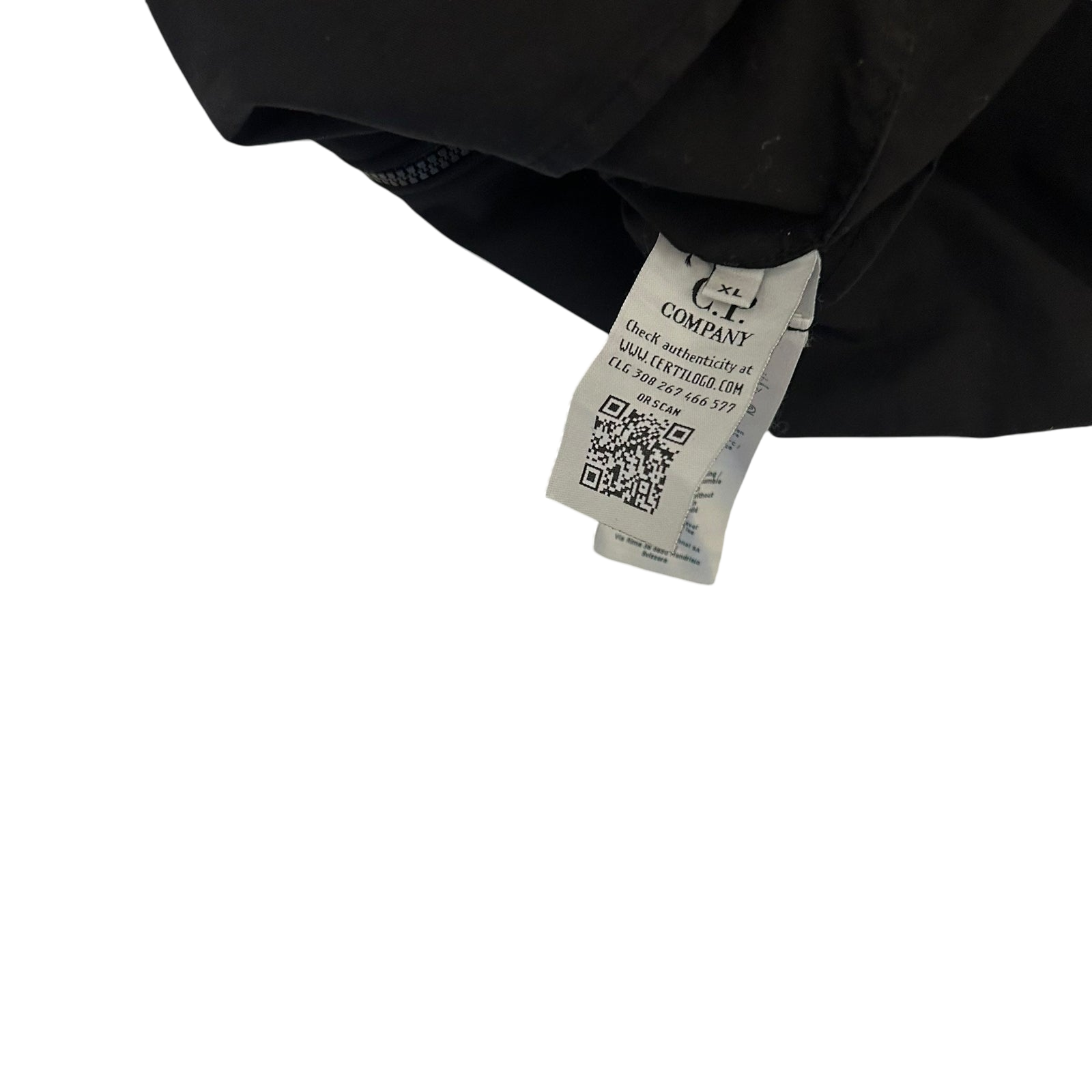 C.P. Company Lens Zip-Up Overshirt Black (Fits L)