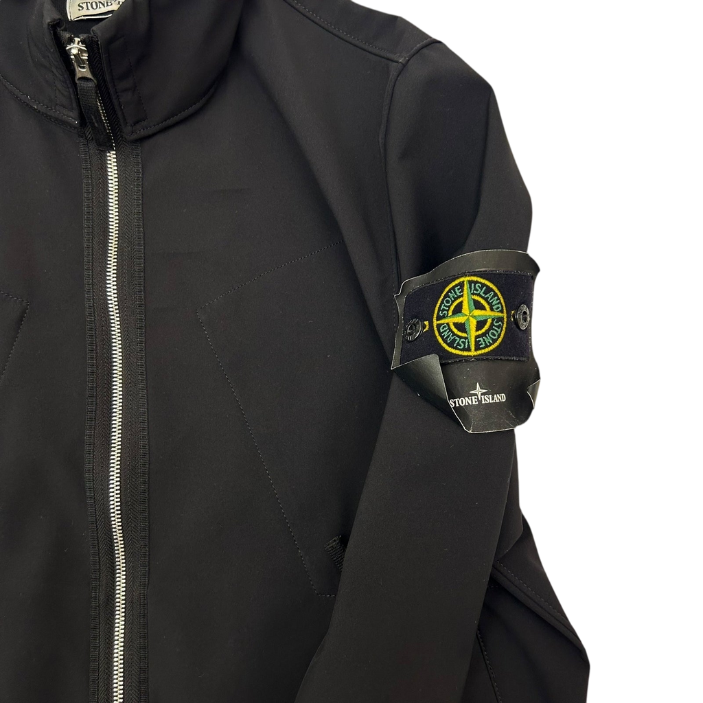 Stone Island Soft Shell R Jacket Black (Fits M/L)