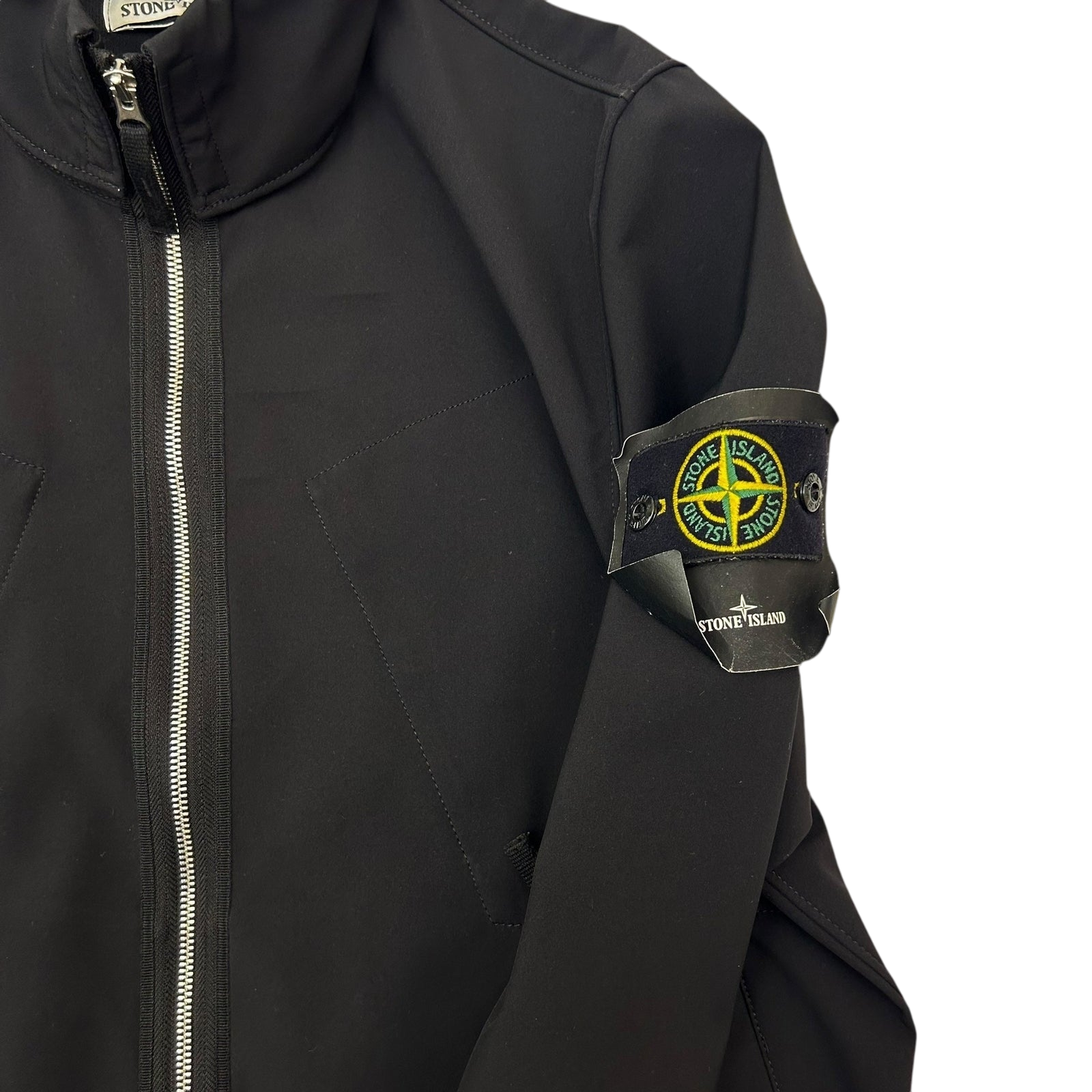 Stone Island Soft Shell R Jacket Black (Fits M/L)