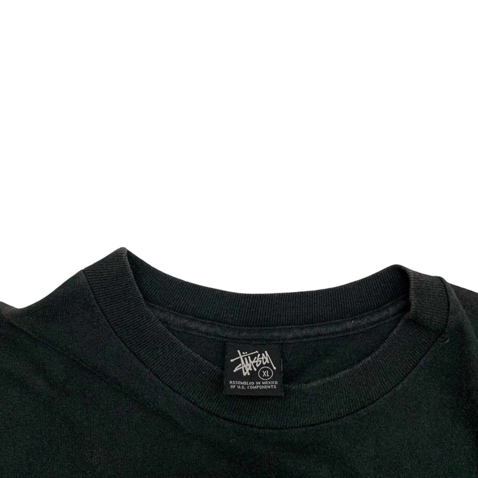 Stussy Tribe Vintage 90s ‘Okay Big Boys’ T-Shirt Black (Size XL)