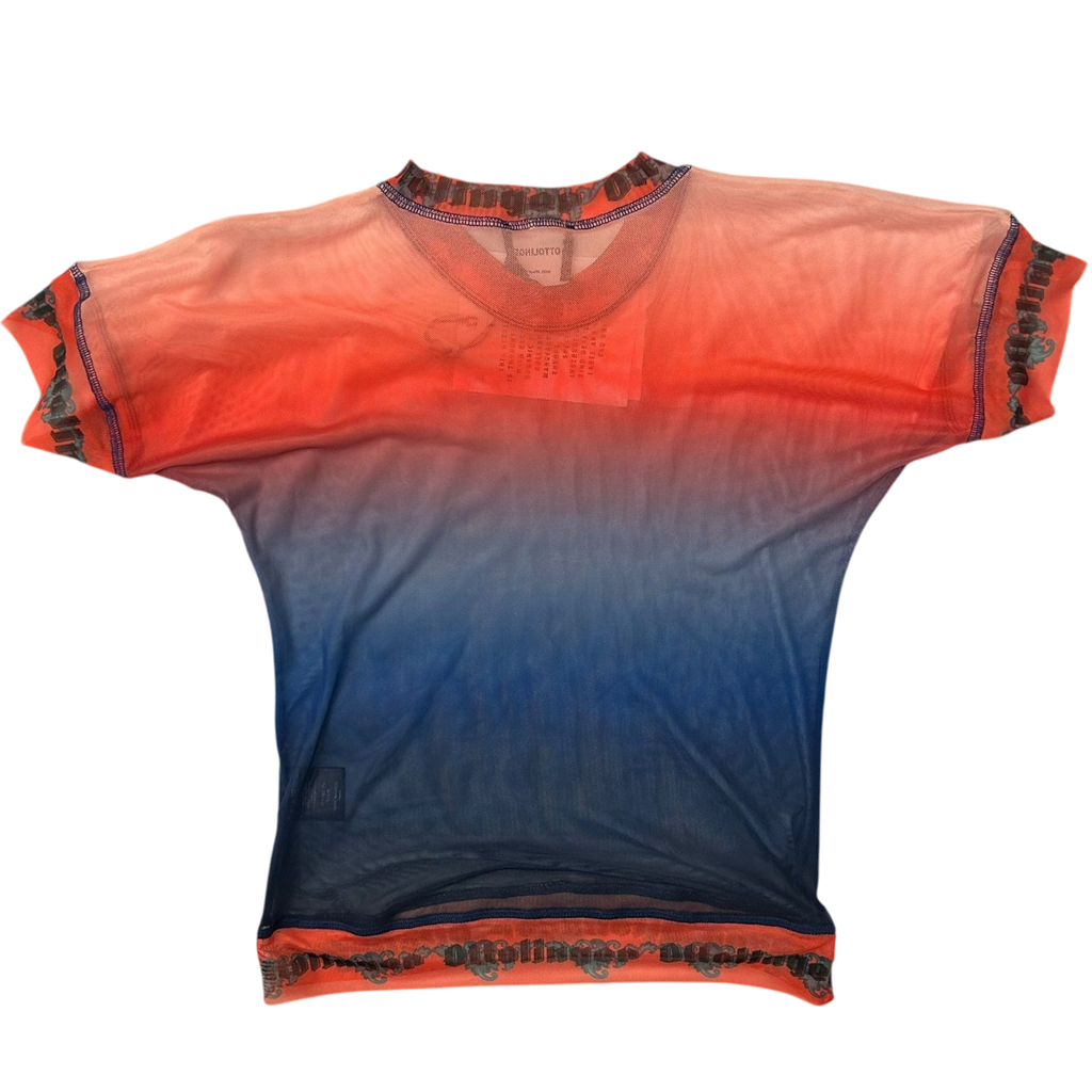 Ottolinger Mesh T-Shirt 'BlueberryFade' (Fits L-XL Womens)