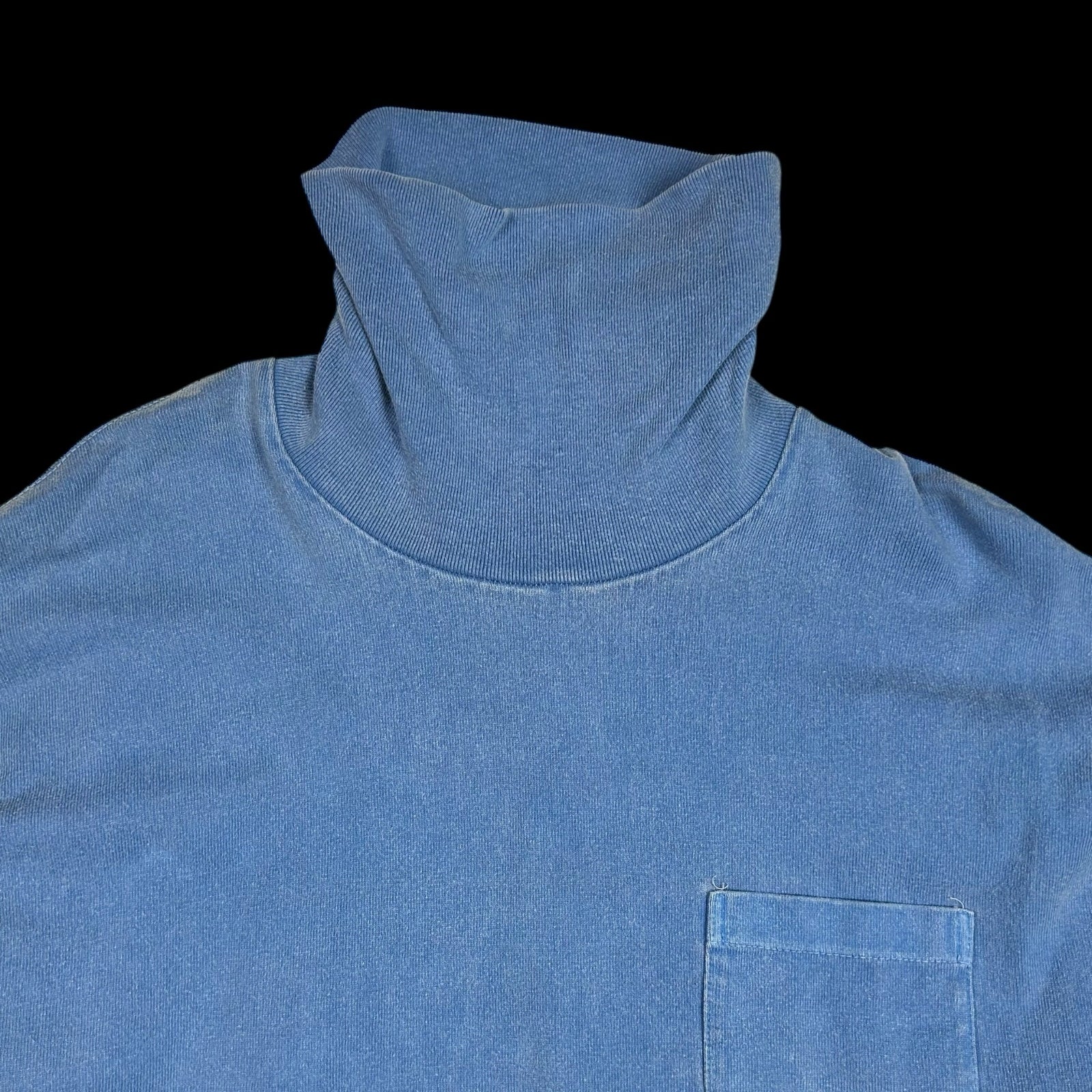 Cav Empt Turtle Neck Sweater Blue / Black (Size XL)
