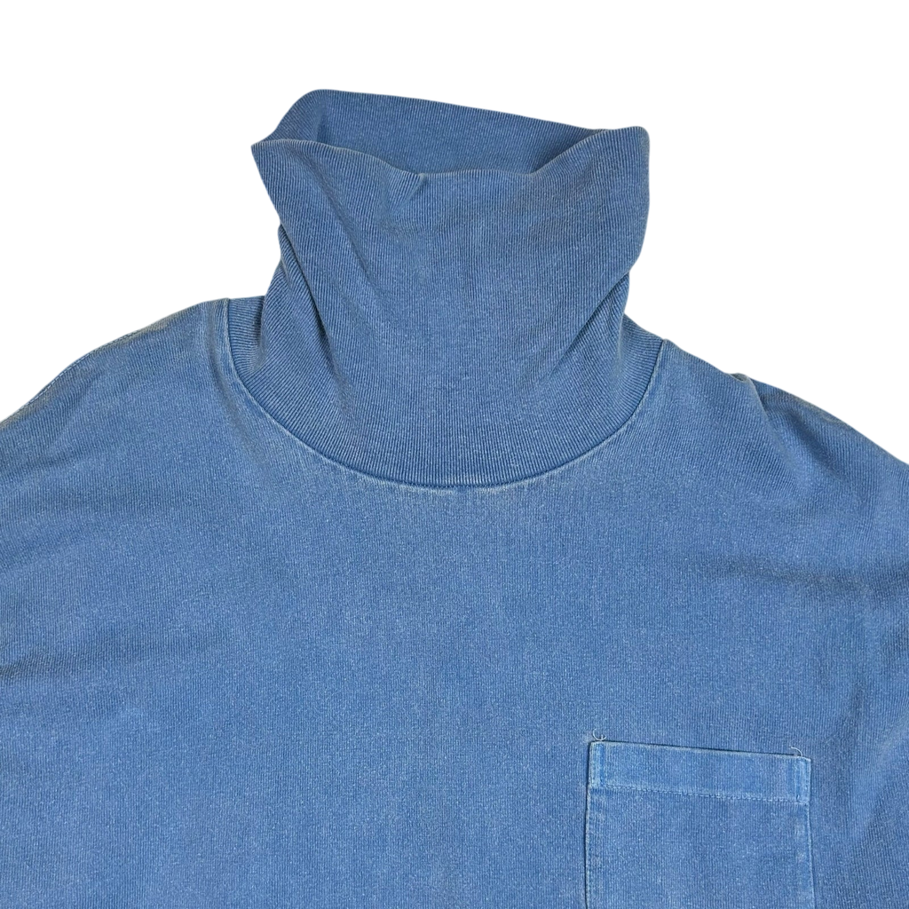 Cav Empt Turtle Neck Sweater Blue / Black (Size XL)