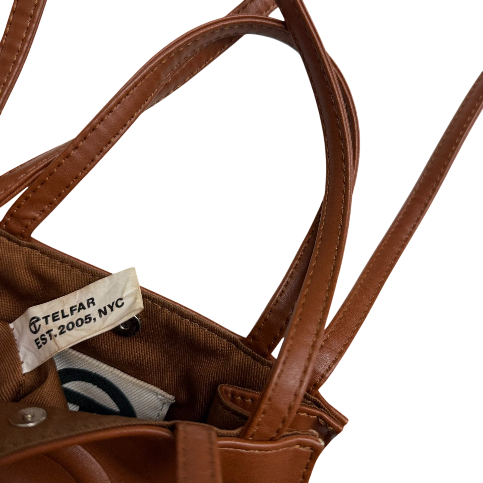 Telfar Small Shopping Bag Brown