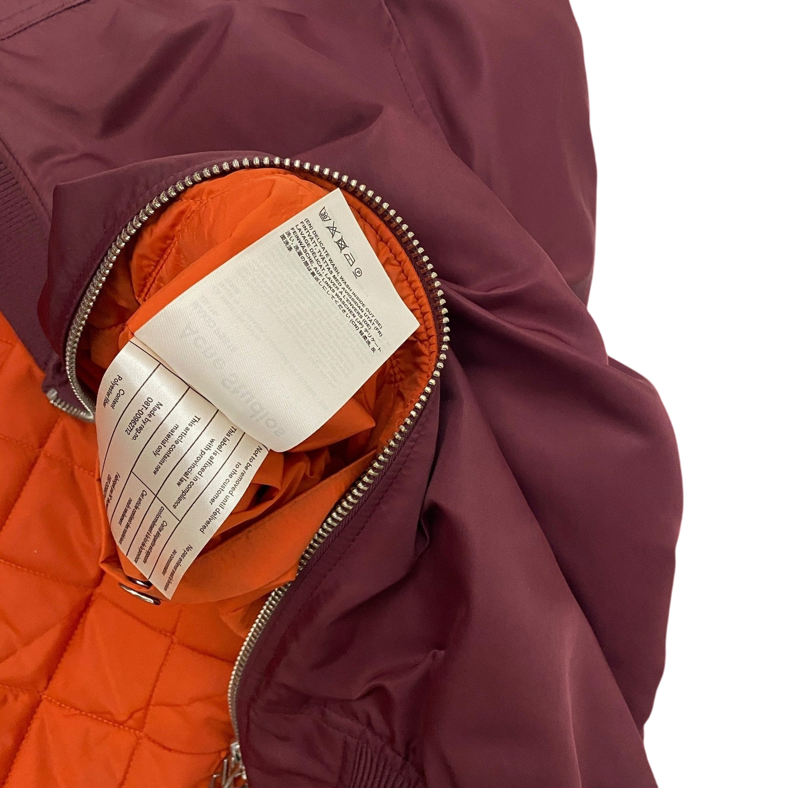 Acne Studios SS18 Makio MA-1 Bomber Jacket Burgundy (Fits L-XL)