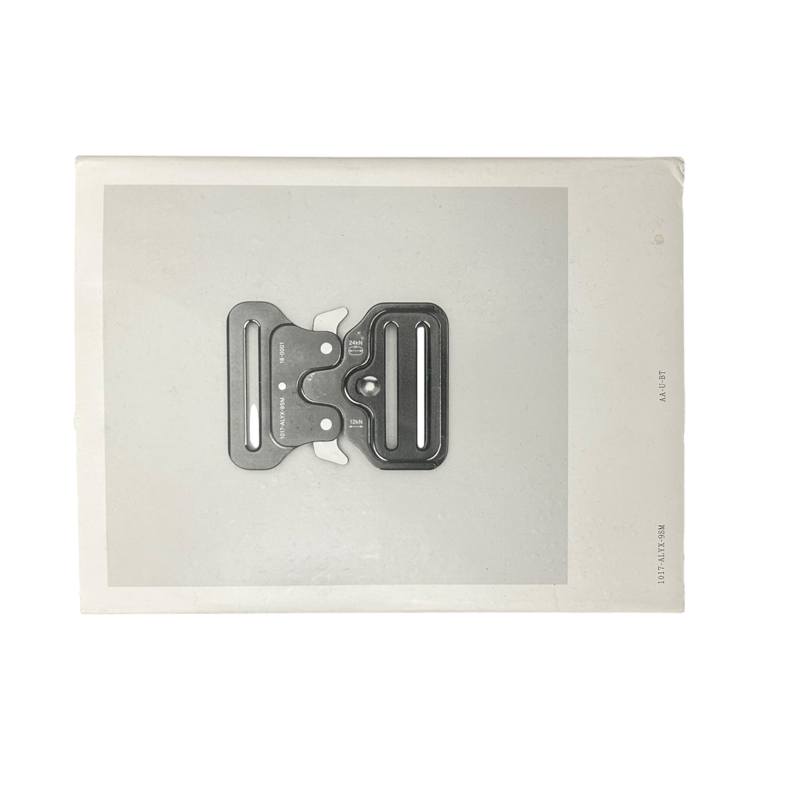 1017 ALYX 9SM Clasp Roller Coaster Belt Black