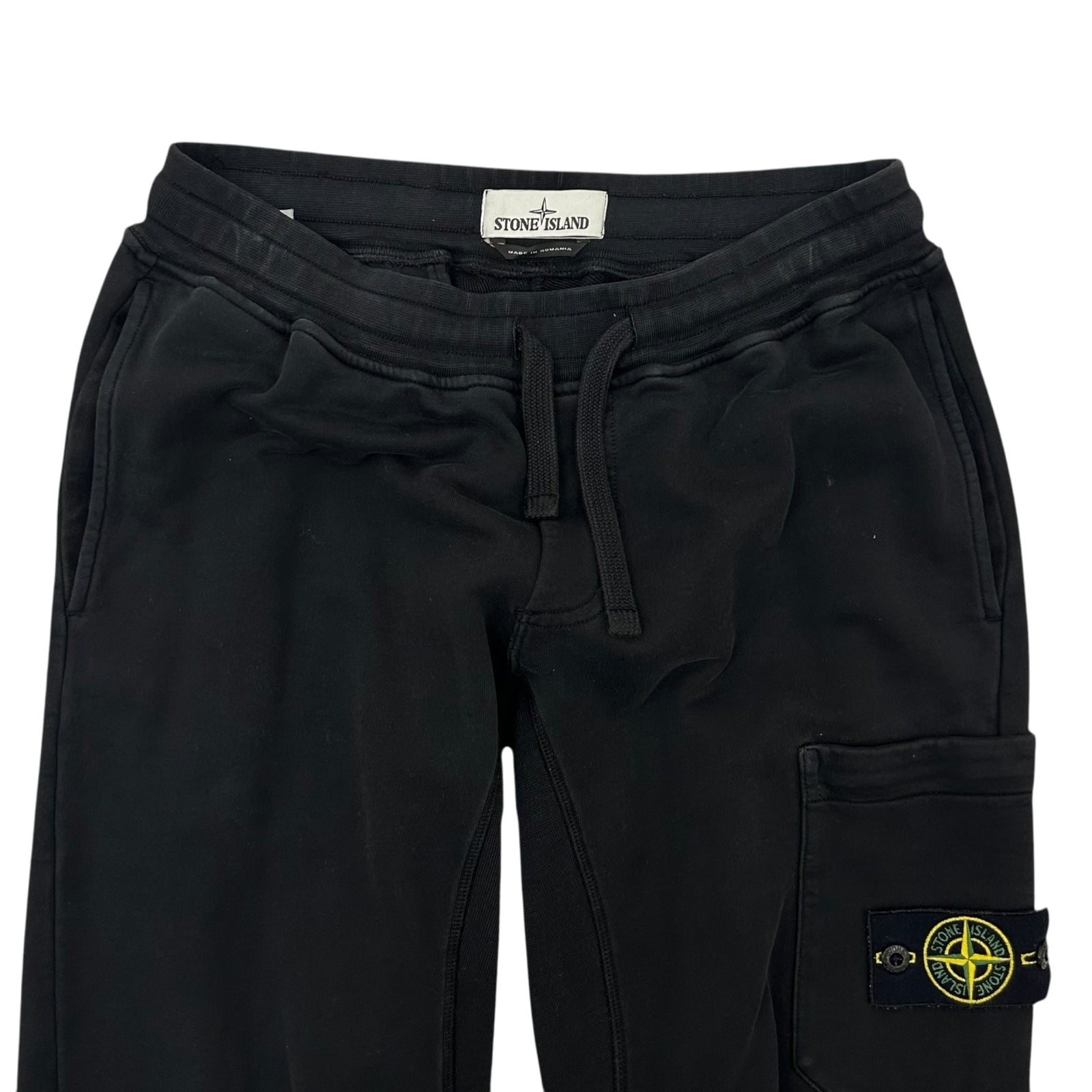 Stone Island Track Pants Black (Fits 30”-34”)