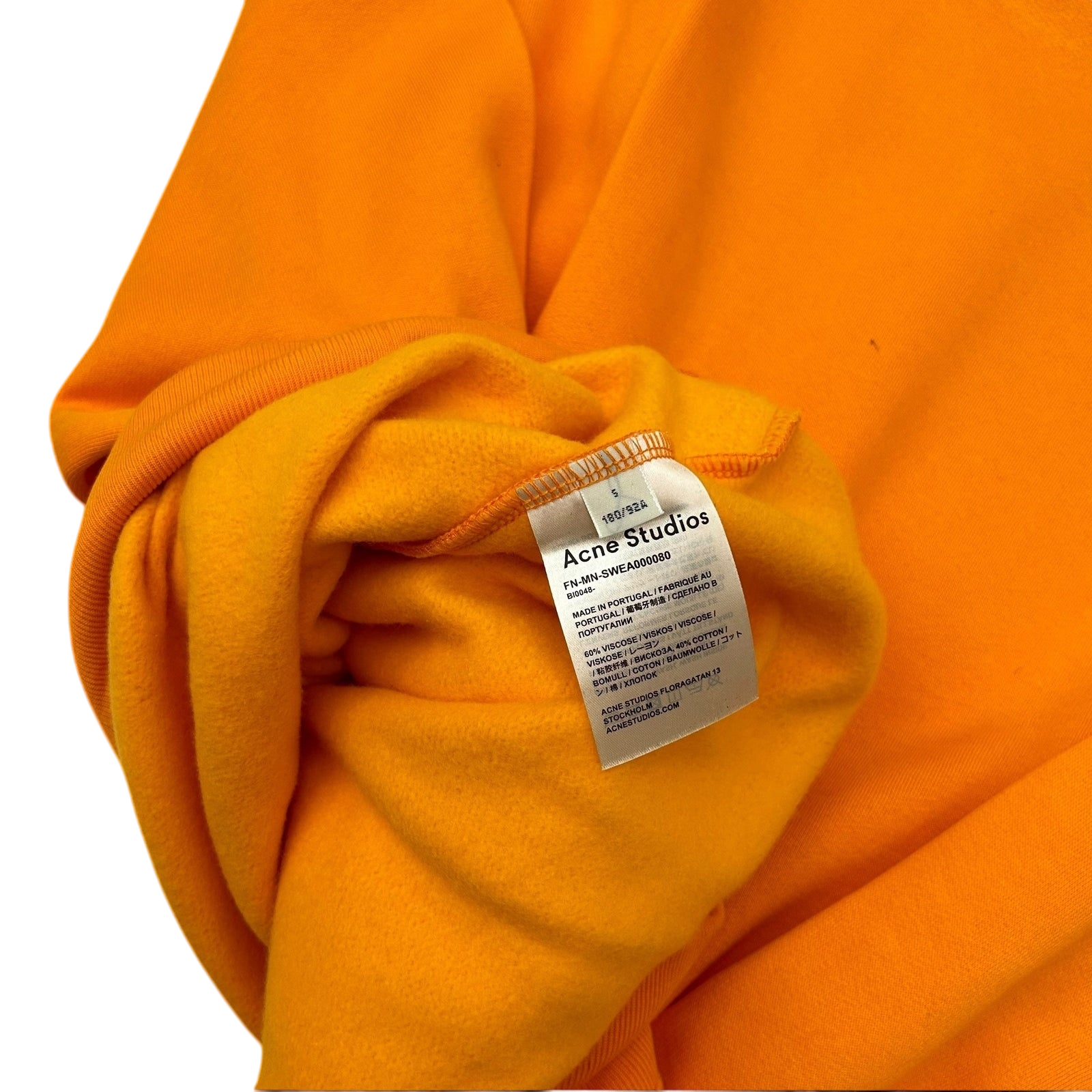 Acne Studios Jacquard Logo Sweater Orange (Fits L-XL)