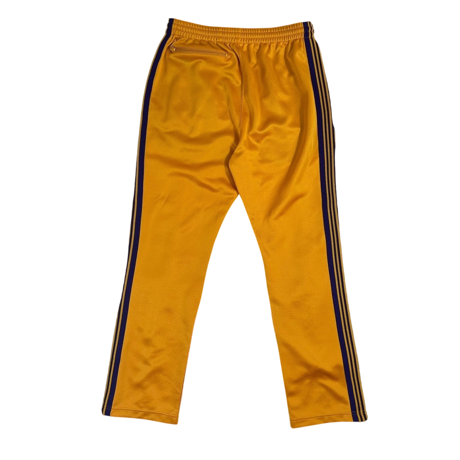 Needles Poly Smooth Narrow Track Pants Yellow/Purple (Size S)