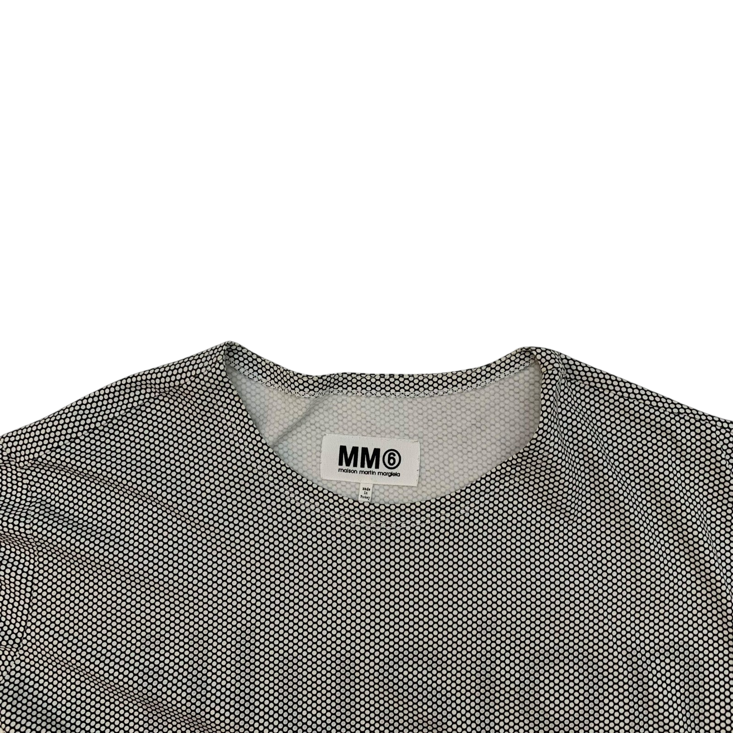 Maison Margiela MM6 ‘Illusion’ Graphic Polka Dot T-Shirt (Fits L)