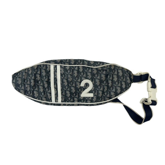 Christian Dior Trotter Canvas Waist bag Nylon Blue/White