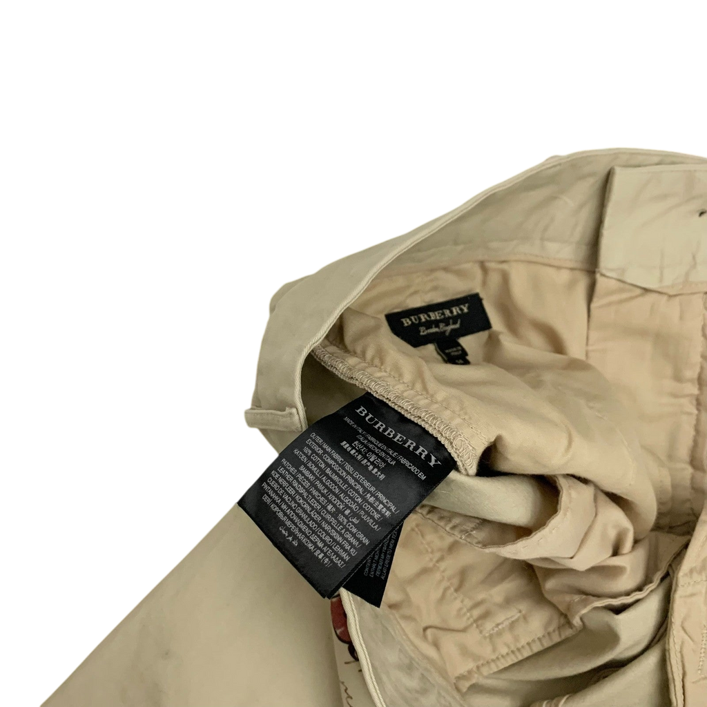 Burberry SS18 Sketch Print Cotton Chino Pants (Size 36”)