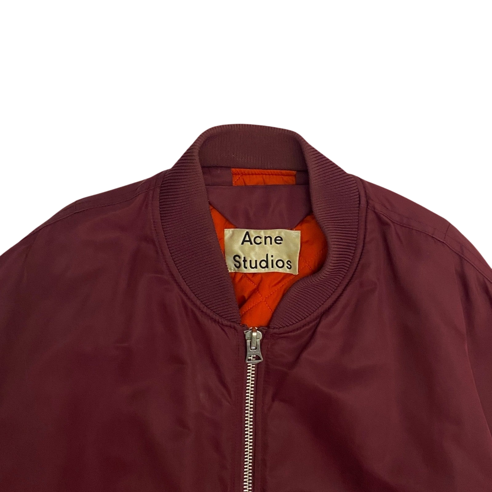 Acne Studios SS18 Makio MA-1 Bomber Jacket Burgundy (Fits L-XL)