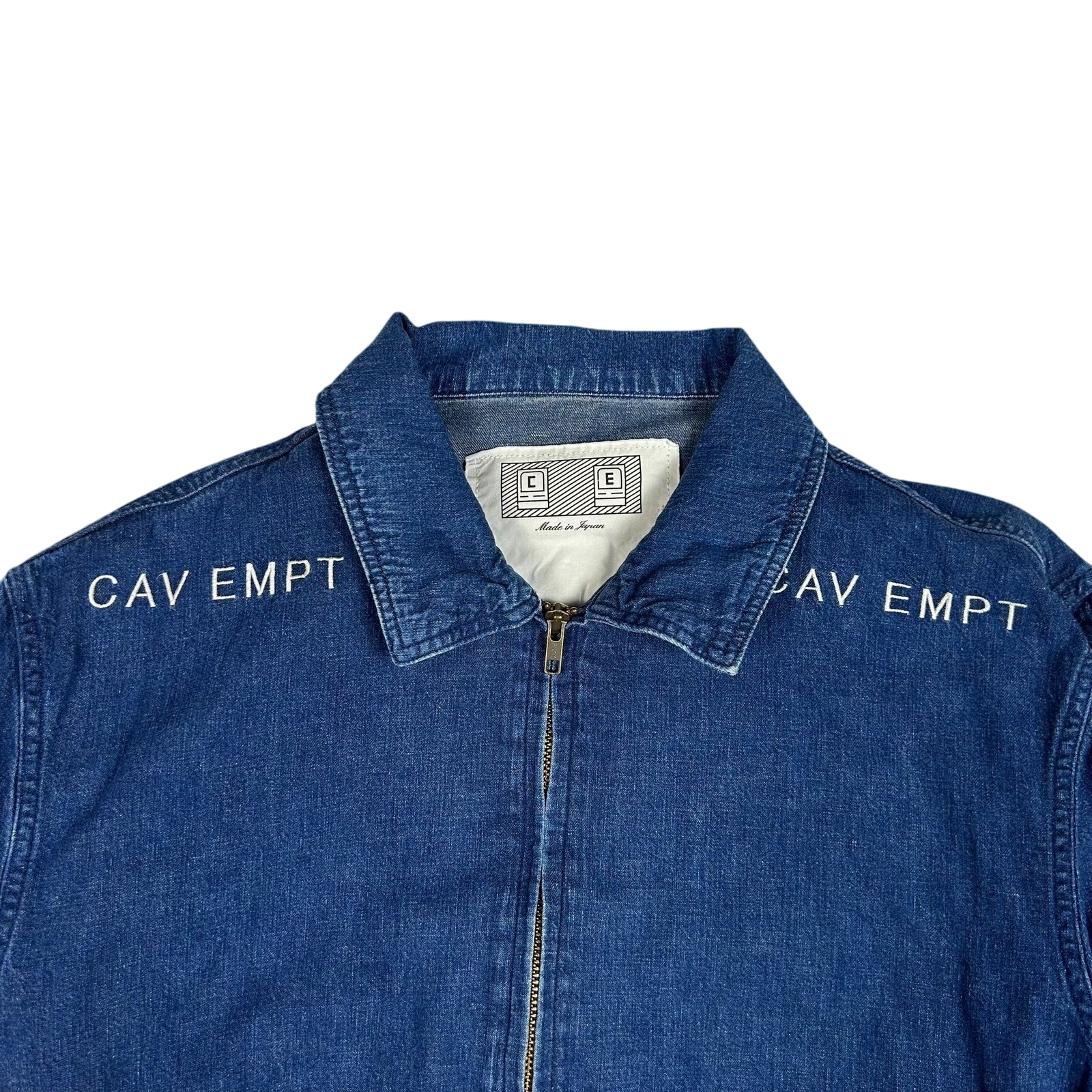 Cav Empt Denim Zip Up Jacket (Size M)