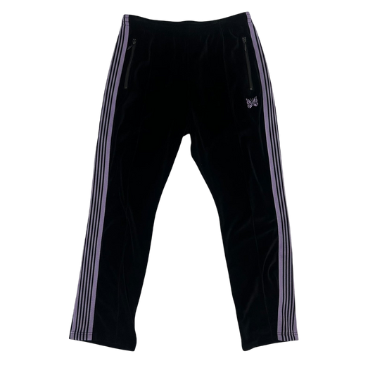 Needles Velour Track Pants Black/Pink (Size L)