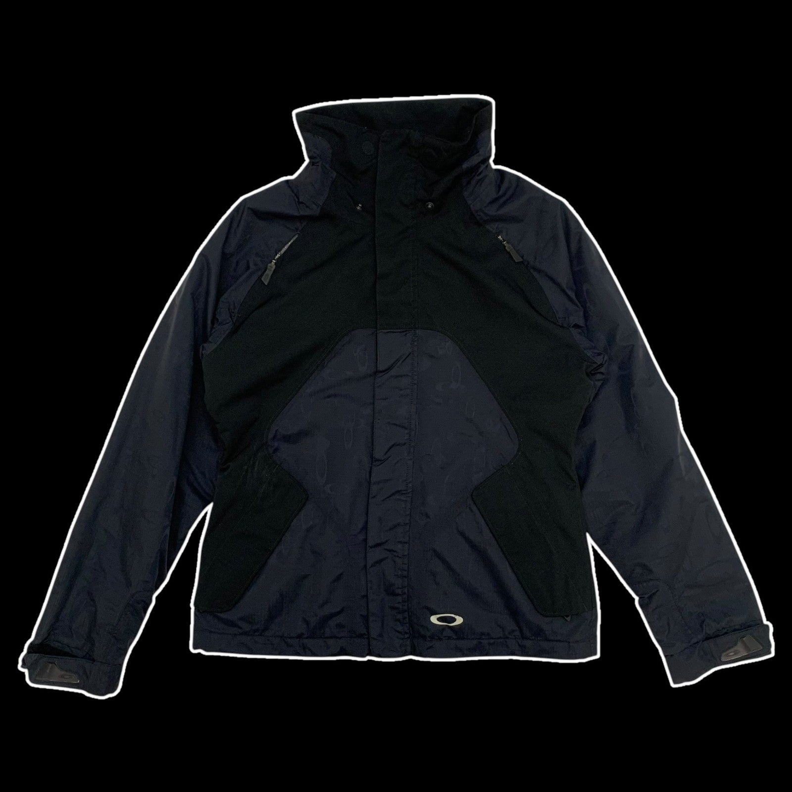 Oakley 2000s Nitro Fuel 2 Tactical Field Shell Jacket Navy/Black (Fits XS)