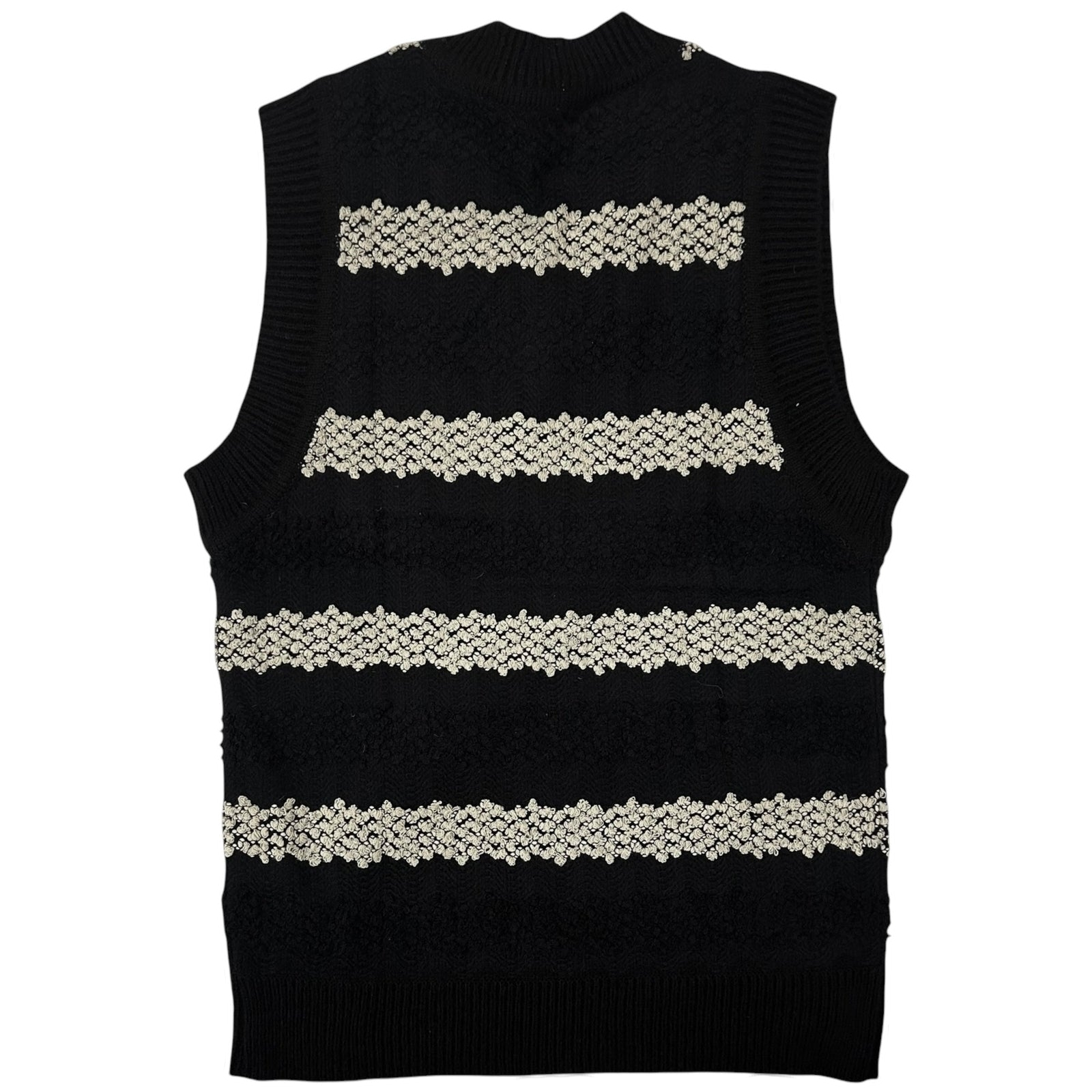 Andersson Bell Embroidered Long Vest Black (Fits XL-XXL)