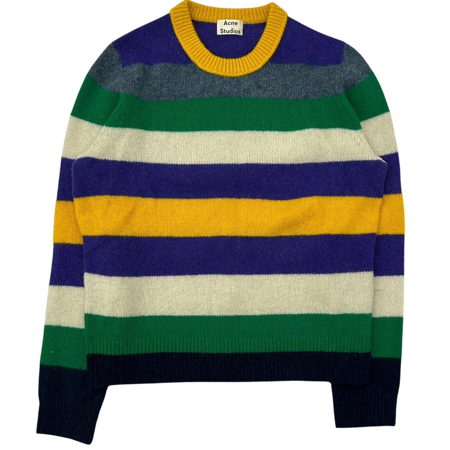 Acne Studios Kai Striped Wool Sweater (Fits M-L)