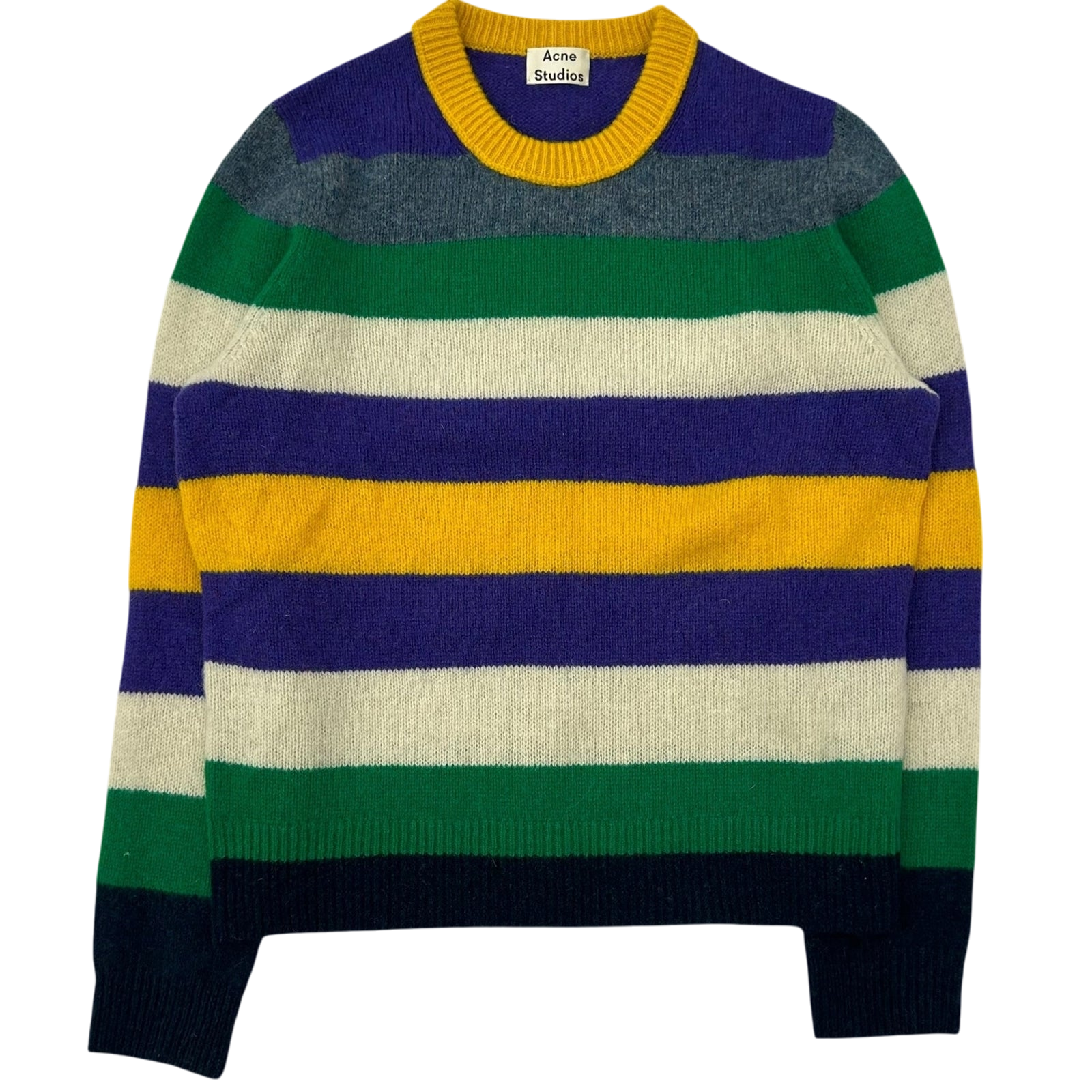Acne Studios Kai Striped Wool Sweater (Fits M-L)