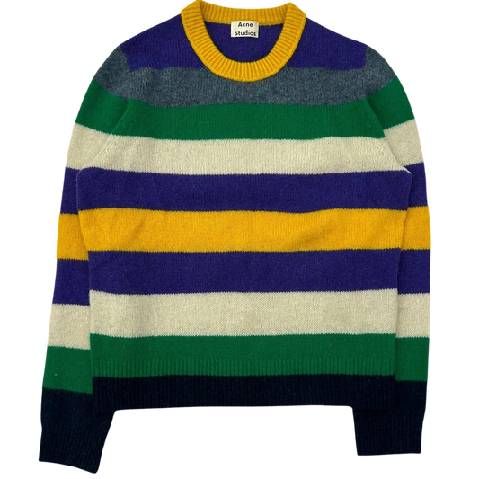 Acne Studios Kai Striped Wool Sweater (Fits M-L)