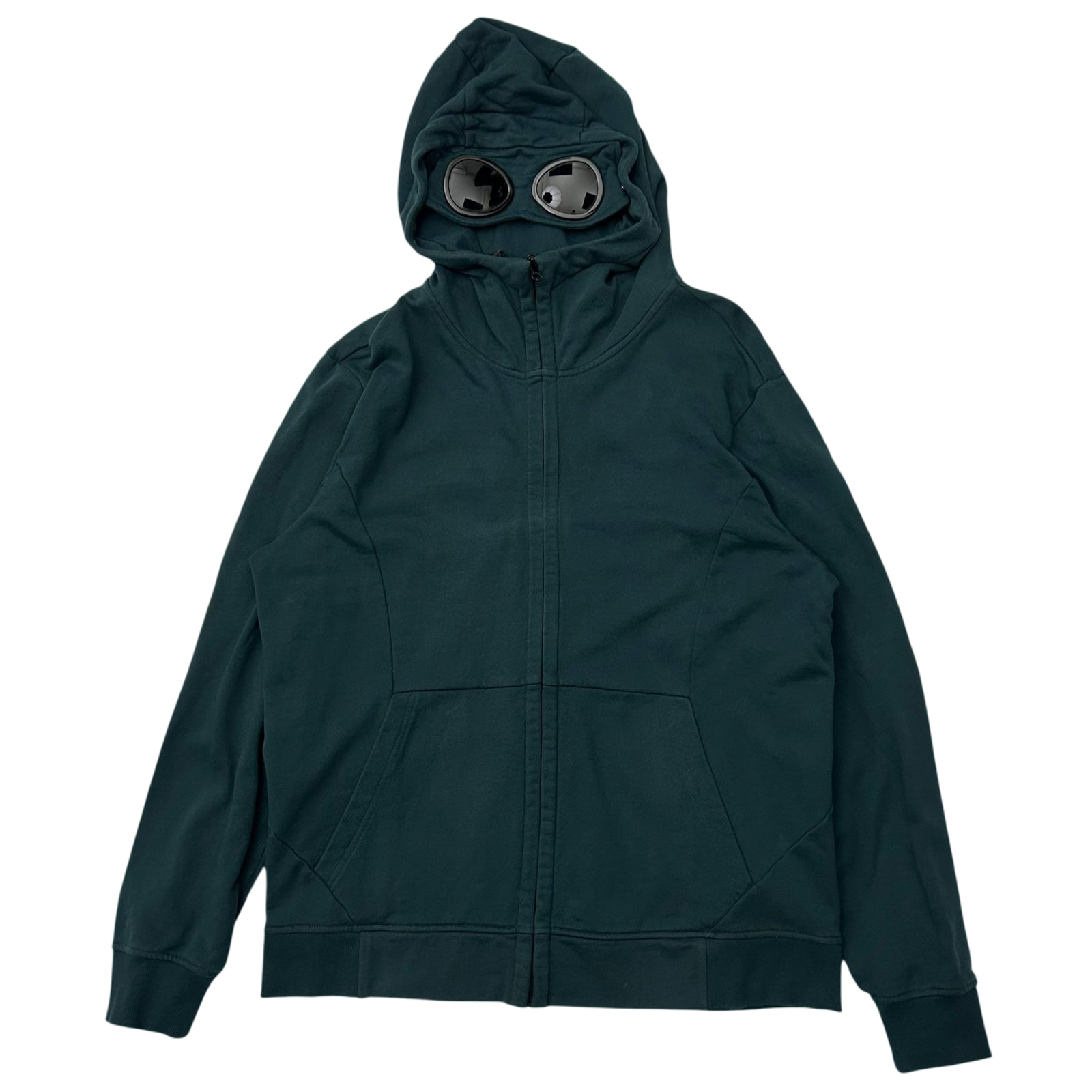 C.P. Company Goggle Hoodie Pine Green (Fits L-XL)