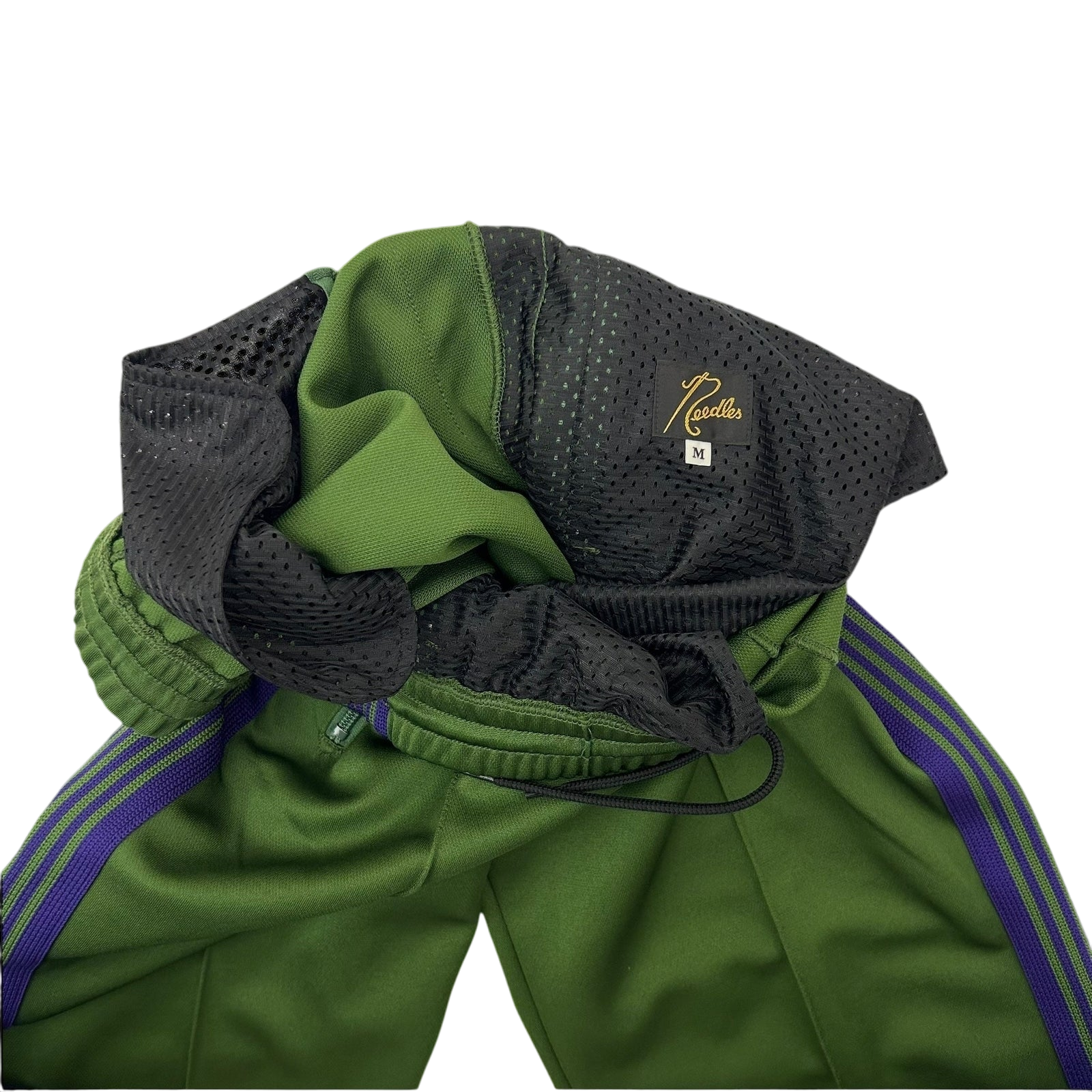 Needles Poly Smooth Track Pants Green/Purple (Size M)