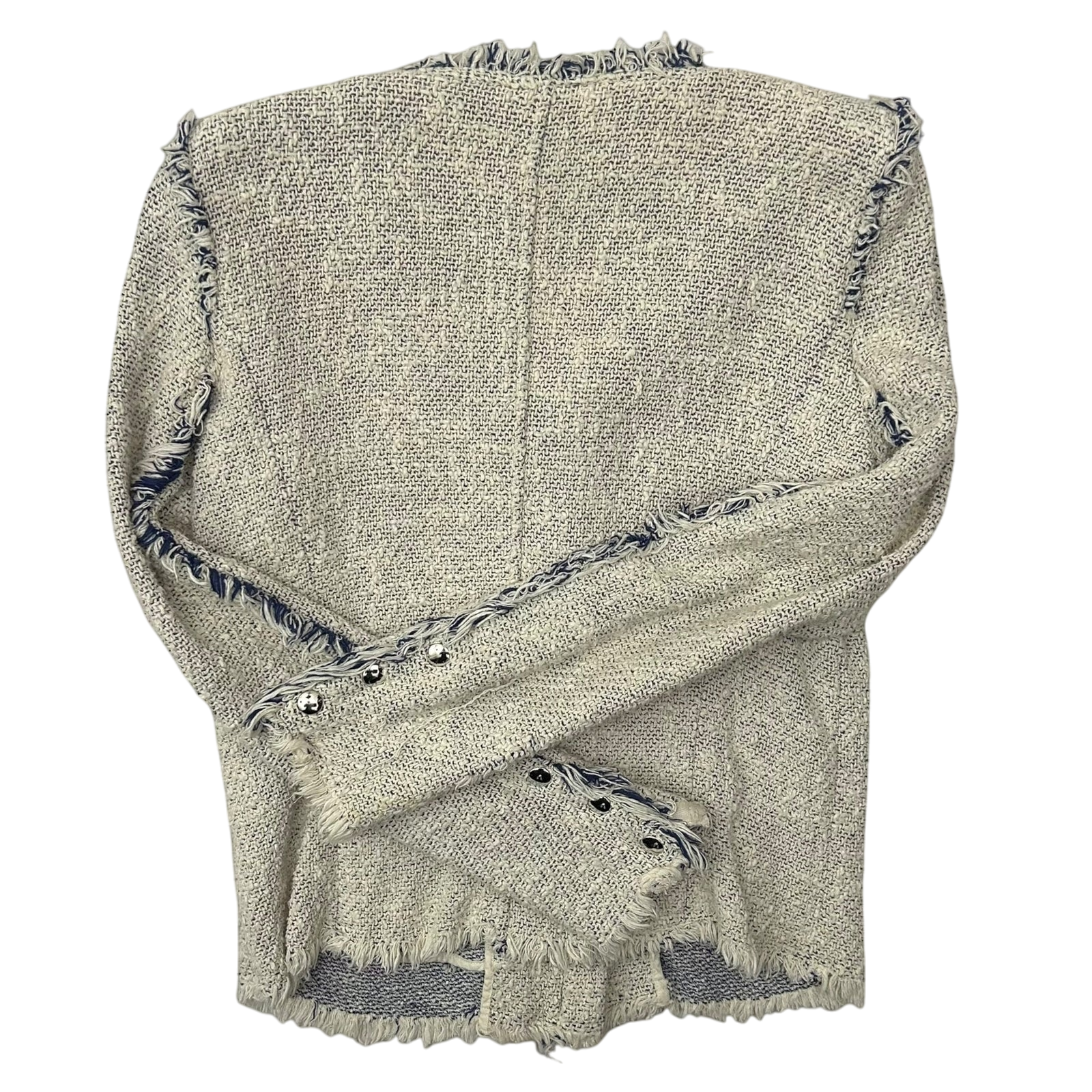 IRO Agnette Tweed Jacket White / Blue (Fits M womens)