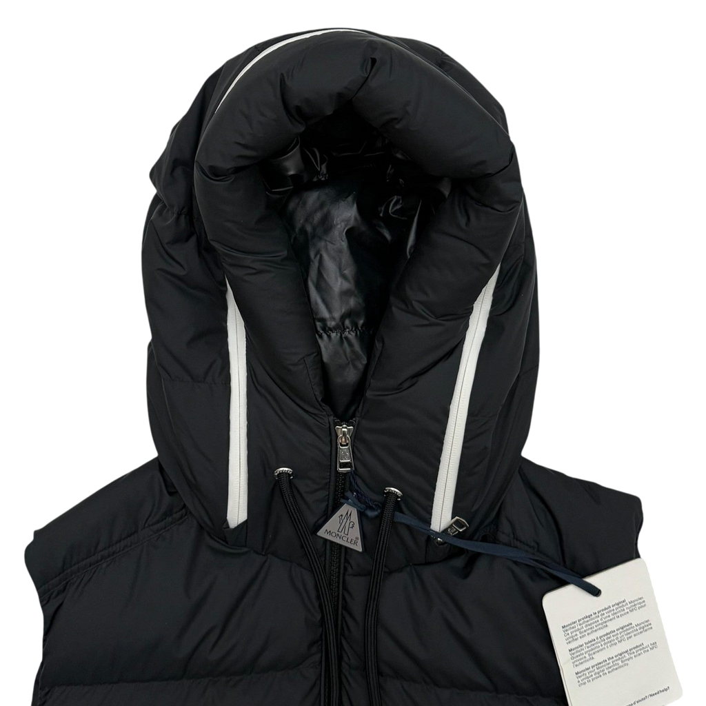 Moncler Cardamine Down Vest Black (Fits M-L)