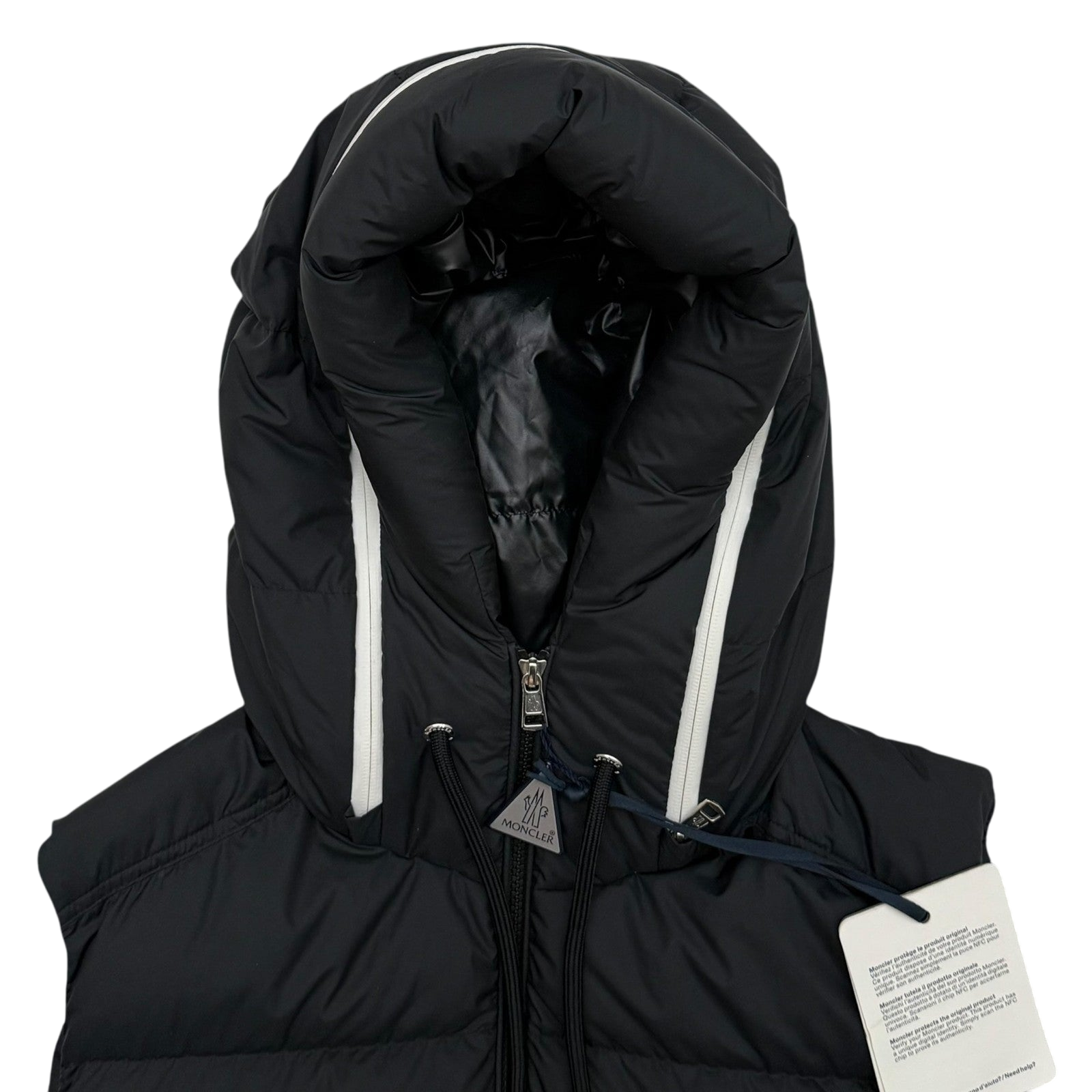 Moncler Cardamine Down Vest Black (Fits M-L)
