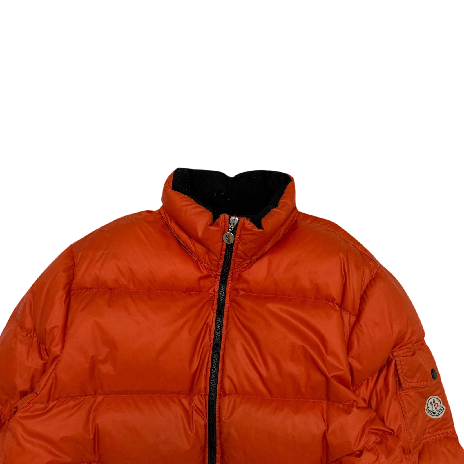 Moncler Vintage Maya Down Jacket Orange (Fits L)