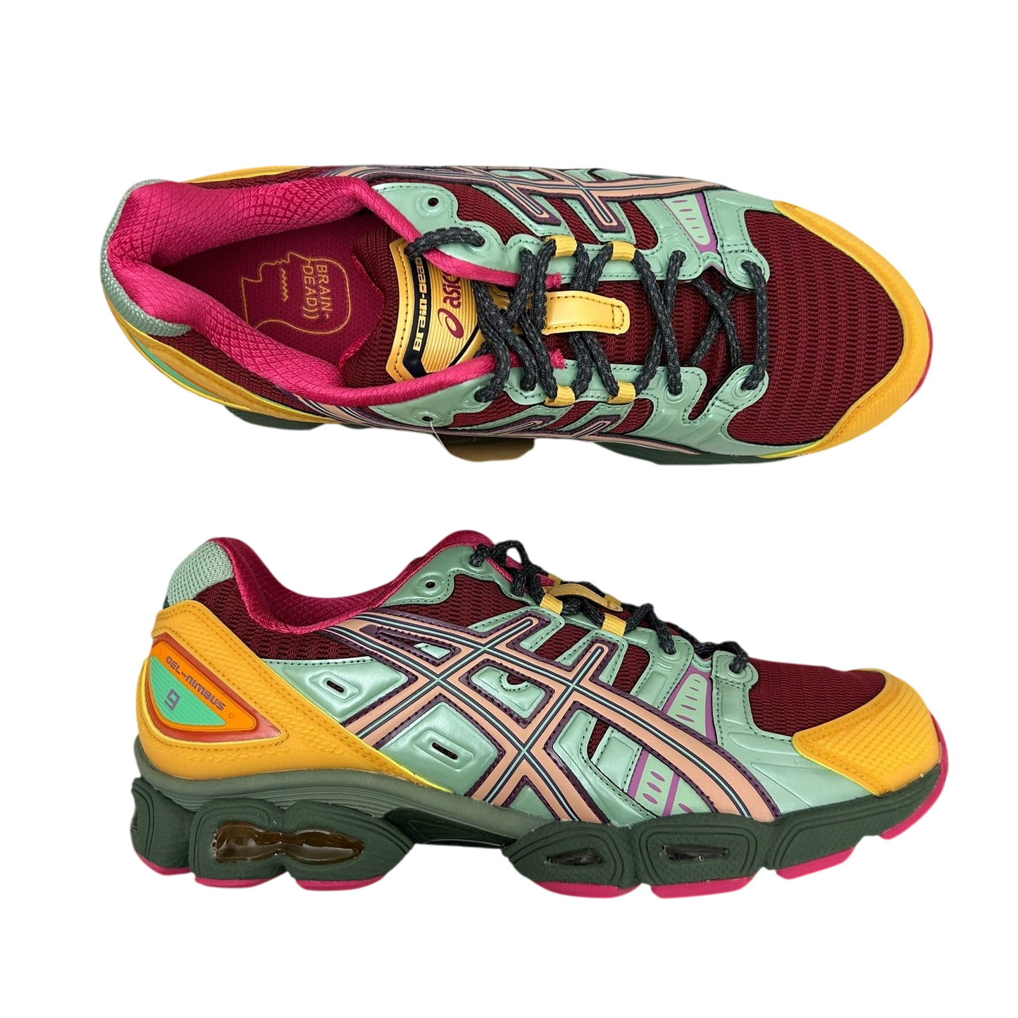 Brain Dead x Asics Gel Nimbus 9 'Rio Red/Almost Apricot' (US10.5/UK9.5)