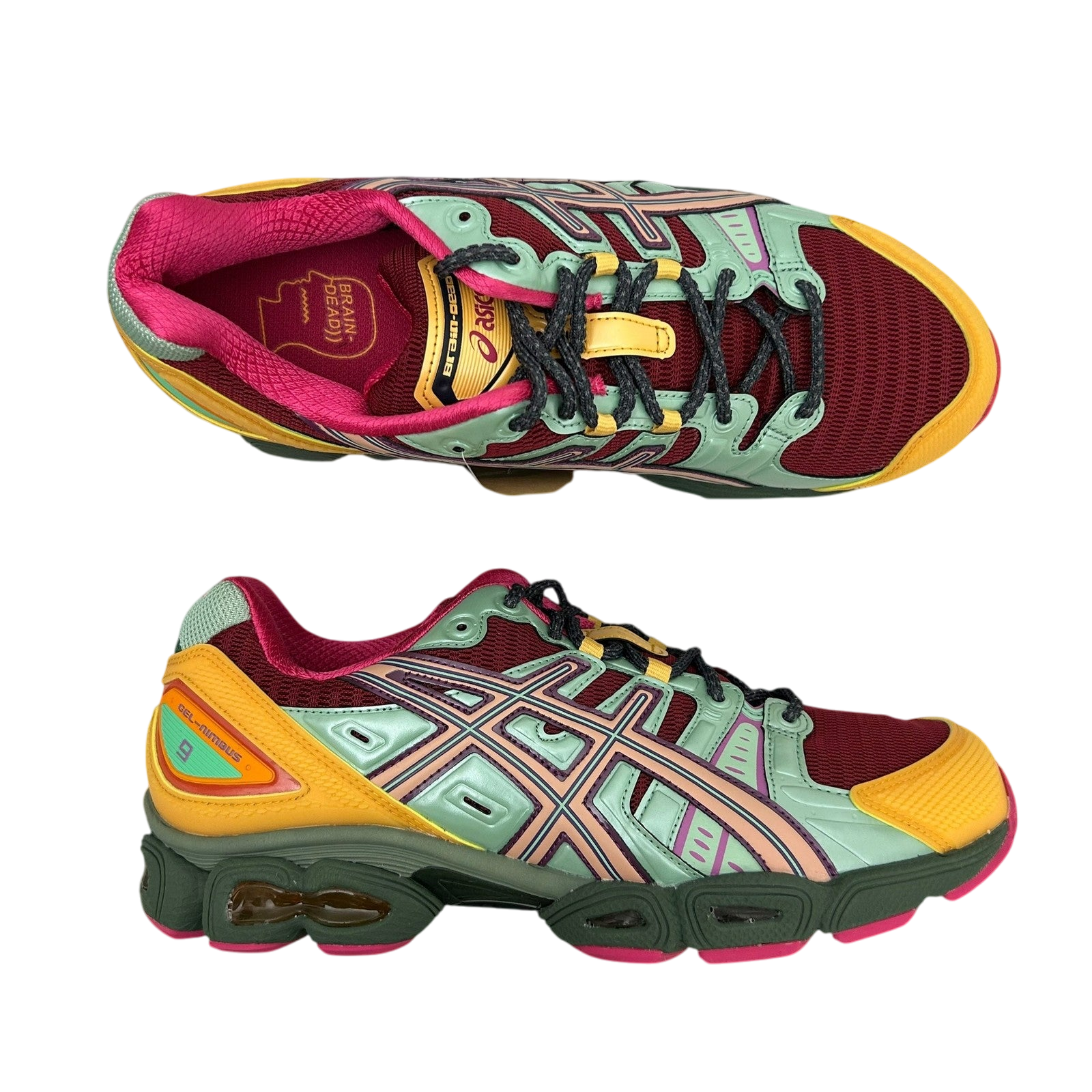 Brain Dead x Asics Gel Nimbus 9 'Rio Red/Almost Apricot' (US10.5/UK9.5)