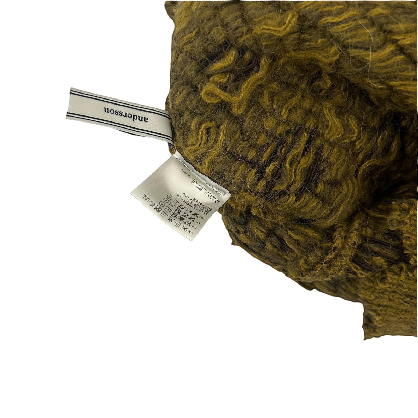 Andersson Bell Jacquard Heavy Distressed Crewneck Knit Vest (Size M)