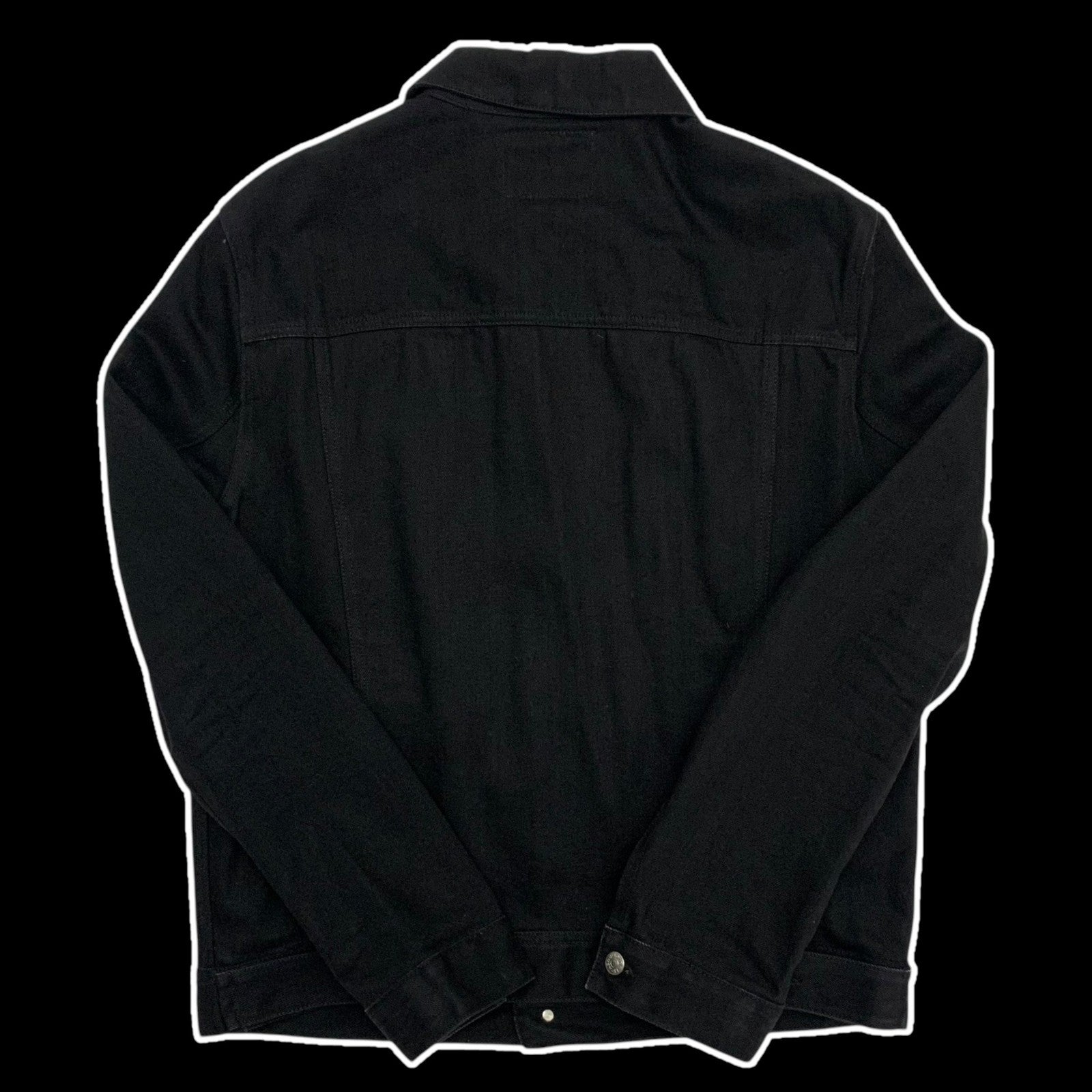 Acne Studios Blå Konst Pass Denim Jacket Black (Fits M-L)