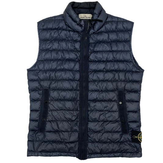 Stone Island Garment Dyed Down Gilet Navy (Fits S/M)